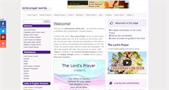 Desktop Screenshot of lords-prayer-words.com